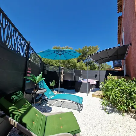 Appartement L'instant - Bord De - Avec Grand Jardin A La Capte *