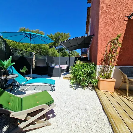 アパート L'instant - Bord De - Avec Grand Jardin A La Capte *